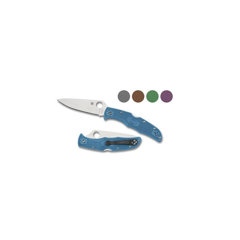 COUTEAU DE POCHE ENDURA 4 SPYDERCO C10FPPR. POURPRE