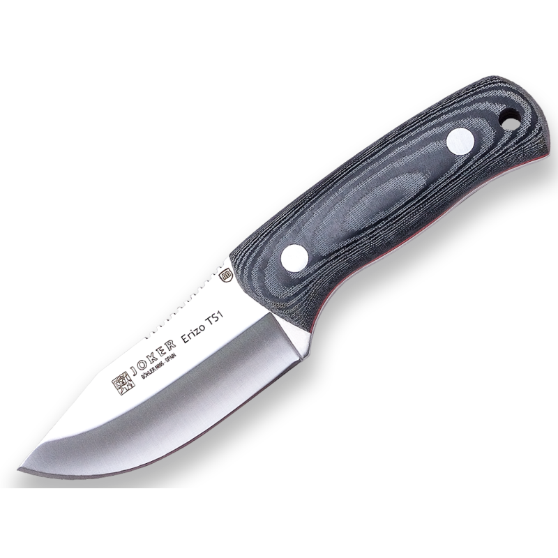 FACA TÁTICA COM PUNHO MICARTA E LÂMINA DE 7,5 CM