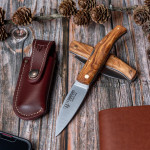 COUTEAU OLIVE CUDEMAN DELTA ARMY AVEC ÉTUI 344-LF