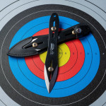 BLACK THROWING KNIFE CUDEMAN 178-N