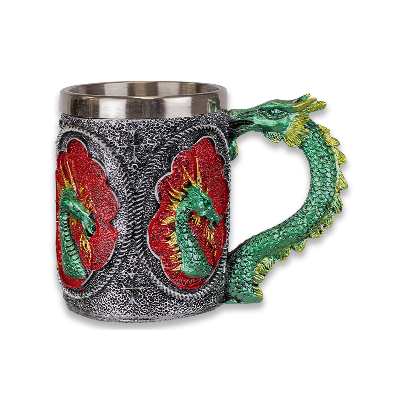 TAZZA DRAGO VERDE