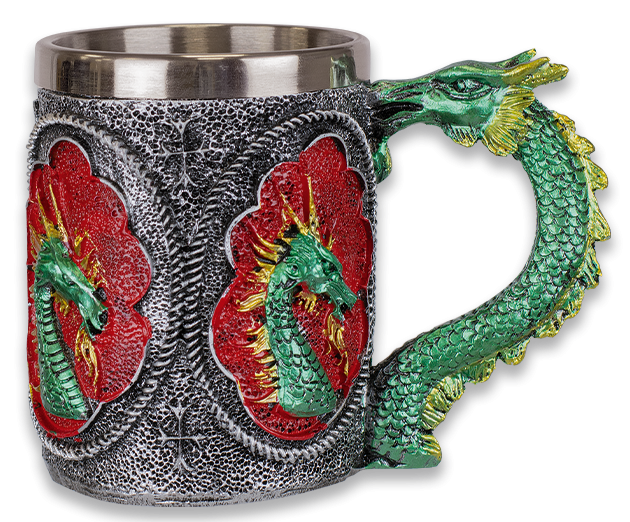 TAZA DRAGÓN VERDE