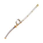 KATANA DECORATIVA BLANCA