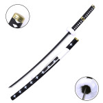 KATANA DECORATIVA INSPIRADA EN LA KATANA DE TRAFALGAR LAW DE LA SERIE ANIME ONE PIECE
VERSION: BLANCO Y NEGRO