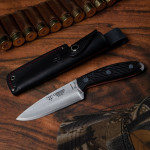 Cuchillo Cudeman Cesar Bozal 123-M con filo escandinavo