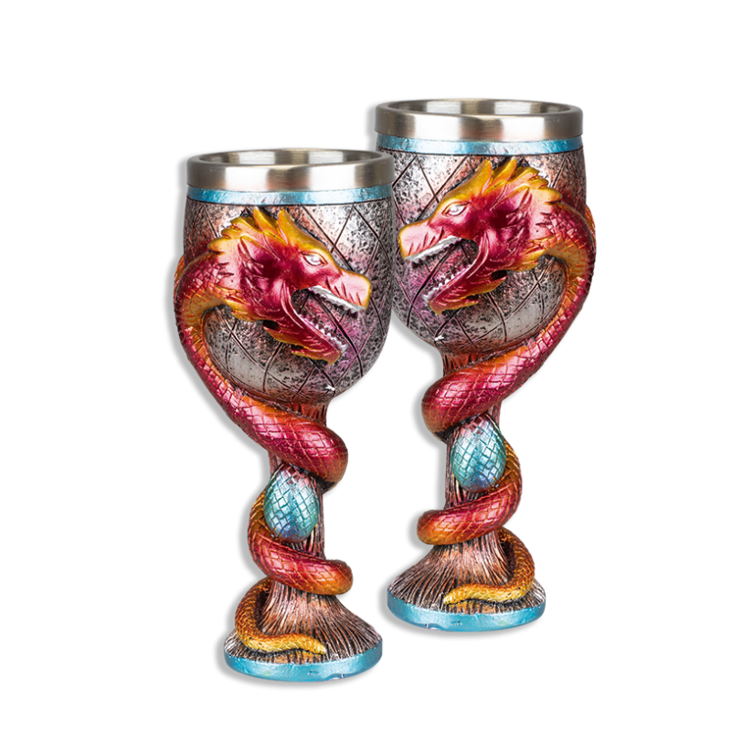 RESIN CUP DRAGONS