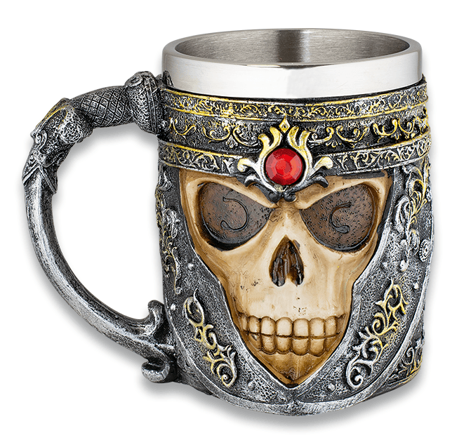 Tazza Teschio in Resina - Templare