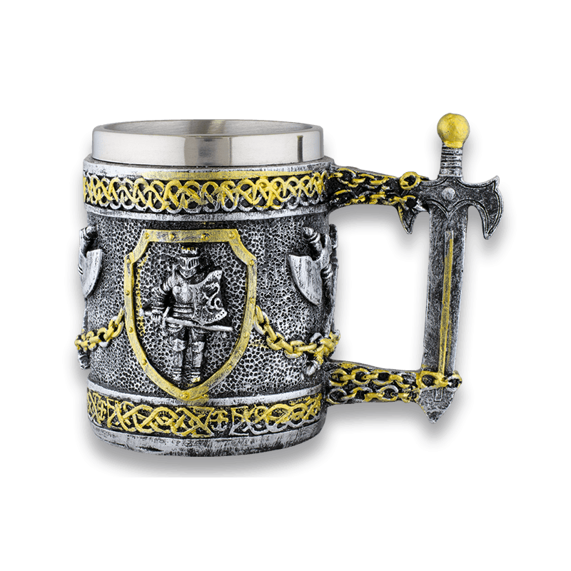 Caneca de Resina Cavaleiro Templário