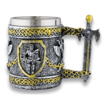 Taza Resina Caballero Templario