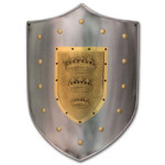 King arthur Shield Three Crowns