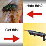 FUSIL À POMPE TUEUR DE MOUCHES JAUNE BUG A SALT 3.0