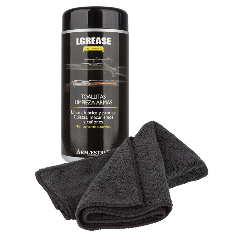 LGREASE EO (36 Tücher + Mikrofaser im Etui)