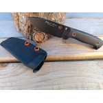 Cuchillo artesanal J&V BLACK-BEAR YUTE NEGRO-Aceros de Hispania