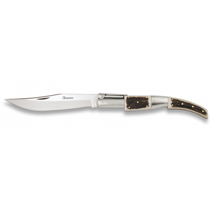 Arabian Ratchet Knife Deer Antler Blade 8,40cm