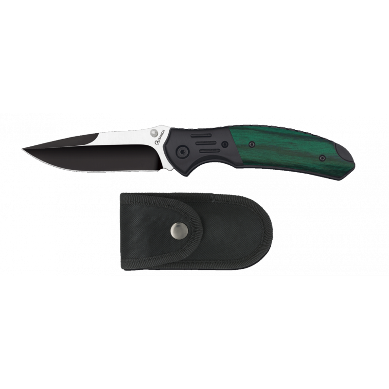 Navaja Albainox negra / stamina verde H.