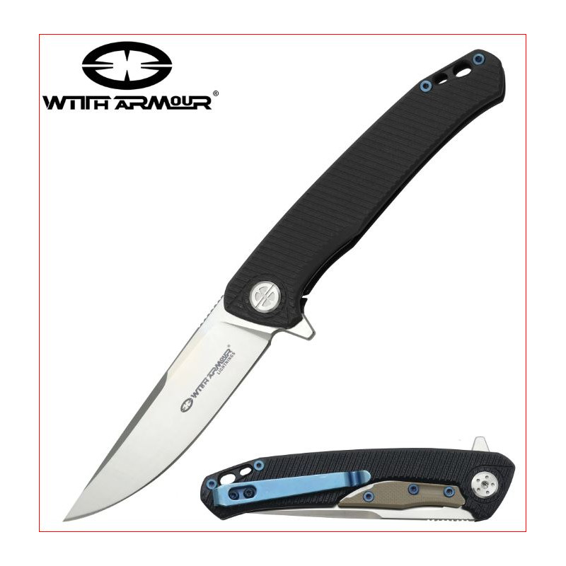 Con coltello tascabile Armour WA-091BK