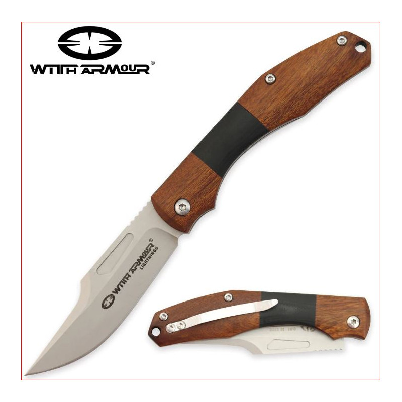 Coltellino tascabile con armatura wa-097BW