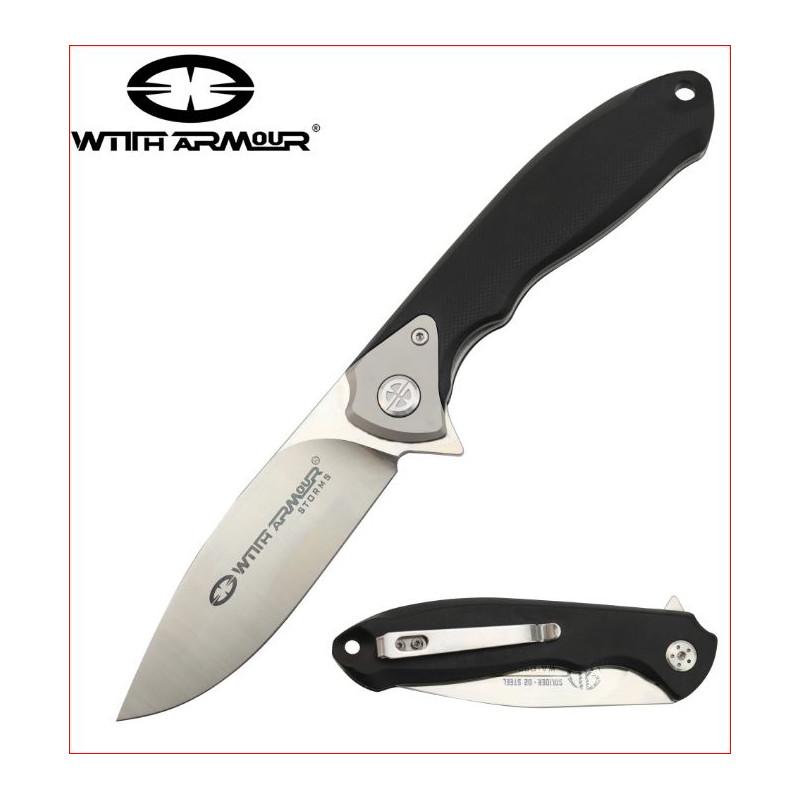 Taschenmesser mit Panzerung WA-090BK