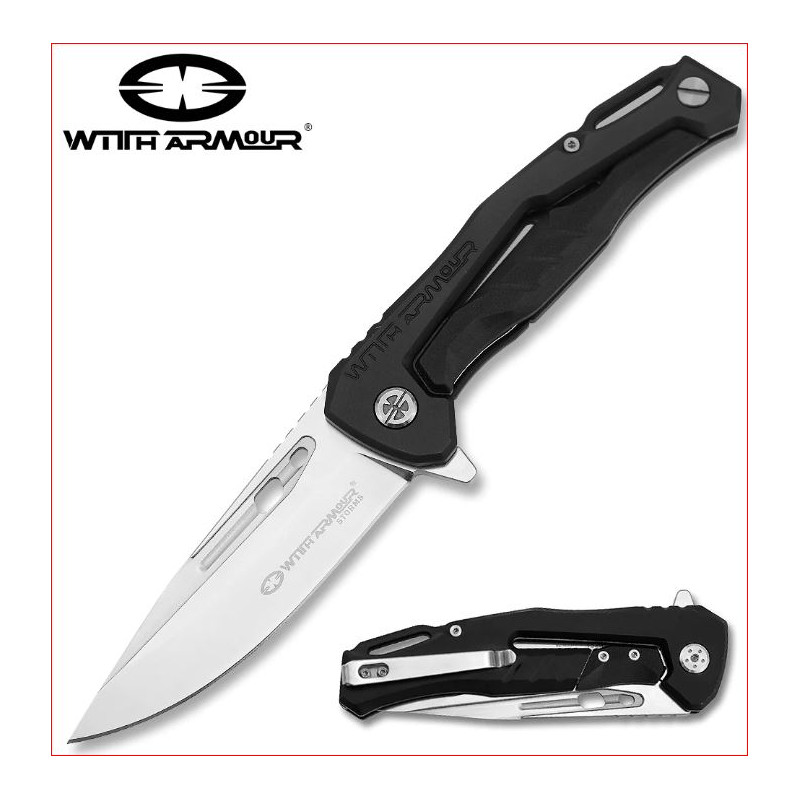 Con coltello tascabile Armour wa-085BK