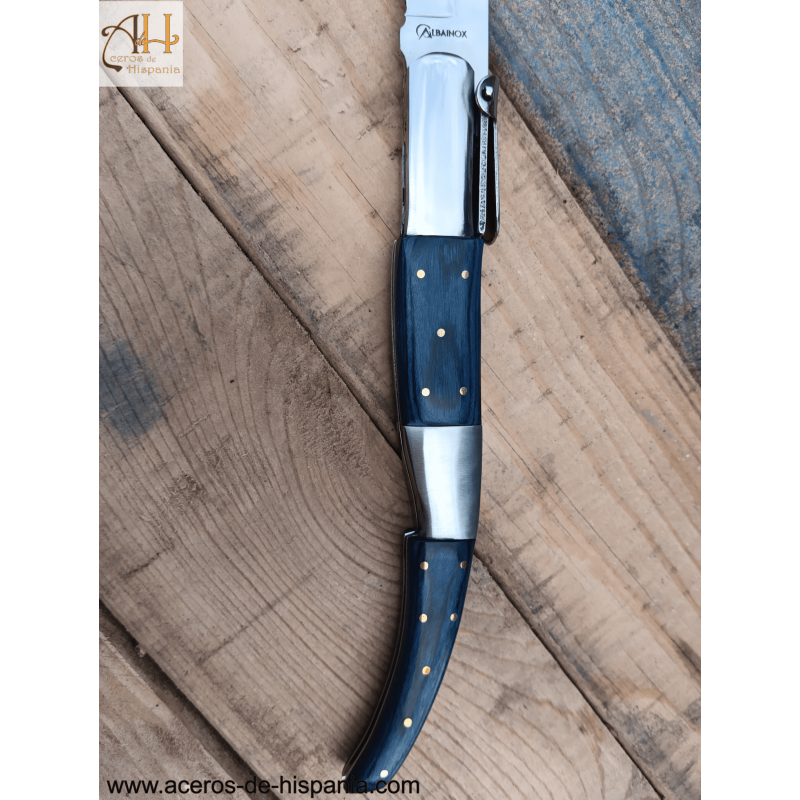 Arabian blue ratchet knife