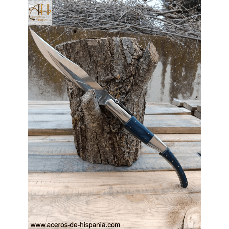 Couteau à cliquet ARAB bleu Lame 21.8cm