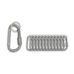 Llavero mosqueton Gris