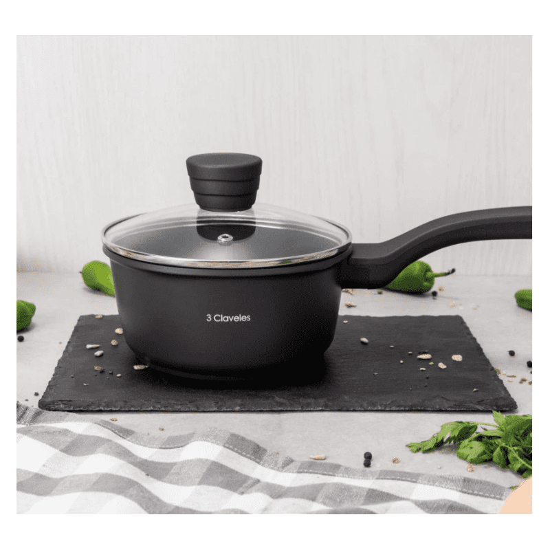 Casserole avec couvercle 3 Claveles Ø 16 cm