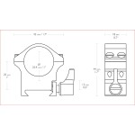 MONTURA HAWKE PRO-ACERO 1"