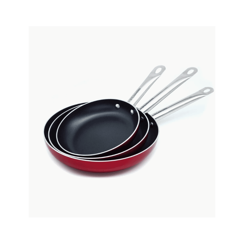 Juego Sartenes Ø 20-24-28cm 3 Claveles Red Special