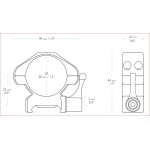 MONTURAS HAWKE PRO-ACERO 30 MM MEDIA CON PALANCA