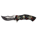 Albainox 3D Skulls + Roses. 8.5 Pocketknife
