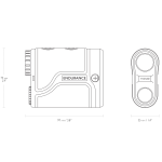 TÉLÉMÈTRE LASER HAWKE ENDURANCE 1500 YD