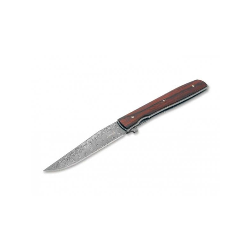 Böker Plus Urban Trapper Cocobolo Damasco Coltellino Tascabile