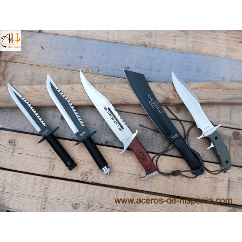 Pack Rambo, colección de 5 cuchillos