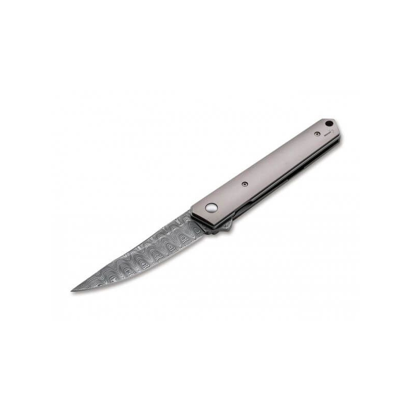 Böker Plus Kwaiken coltello tascabile damasco flipper