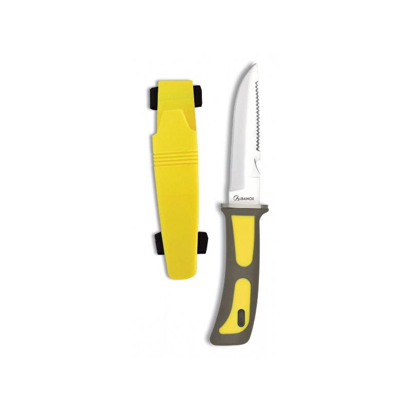 CUCHILLO SUBMARINISMO AMARILLO 31333AM.