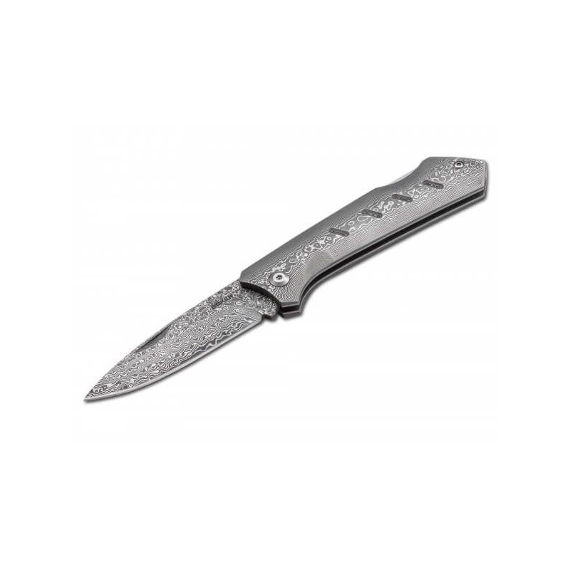 Böker Plus Damascus Dominator Coltellino Tascabile