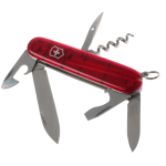 NAVAJA MULTIUSOS SPARTAN ROJO TRANSPARENTE