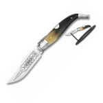 NAVAJA ASTA DE TORO CON PEANA 01066 MARTINEZ ALBAINOX