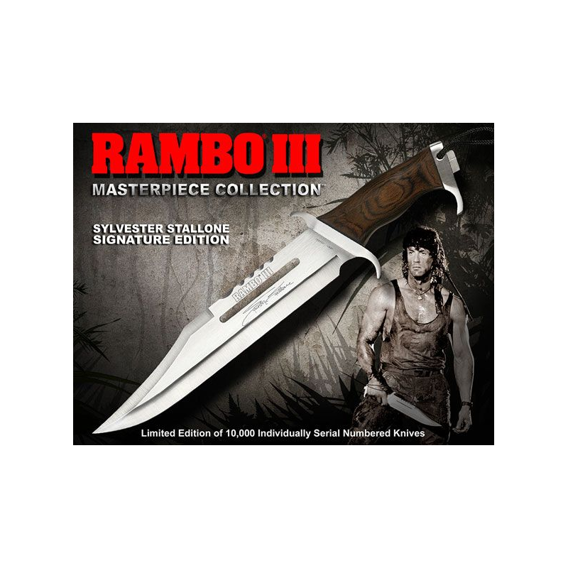 Cuchillo Rambo III Edición Limitada Sylvester Stallone