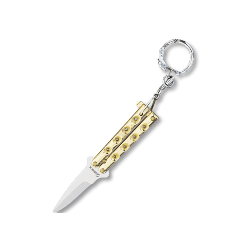 TASCHENMESSER GOLD SCHMETTERLING SCHLÜSSELANHÄNGER MARTINEZ ALBAINOX 02055-D.