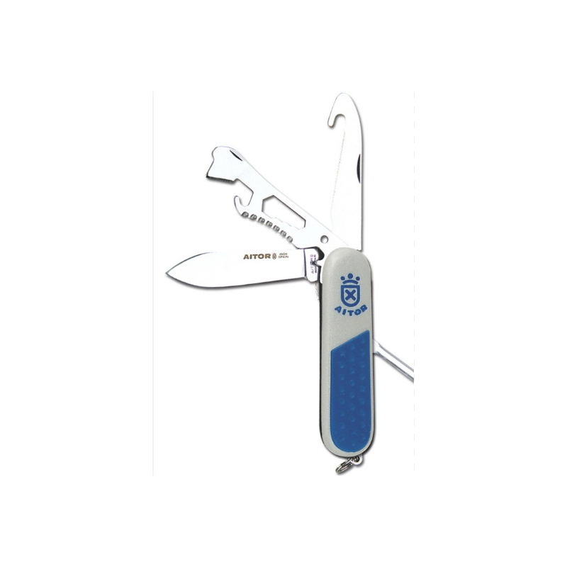 NAVAJA MULTIUSOS AITOR ESCAPE AZÚL CLÁSICA