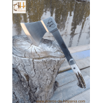 Cudeman axe with deer handle-Aceros de Hispania
