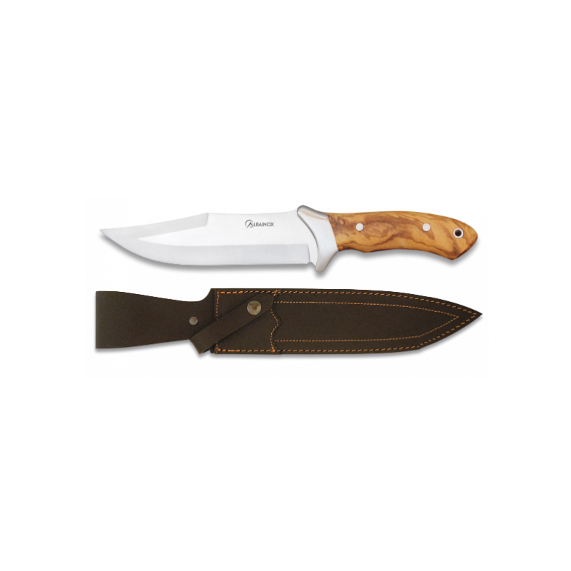 SPORT HUNTER KNIVES WITH LEATHER SHEATH
