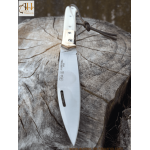Nieto Cabritera Micarta Osso Micarta Coltello Lama 9 cm-Aceros de Hispania