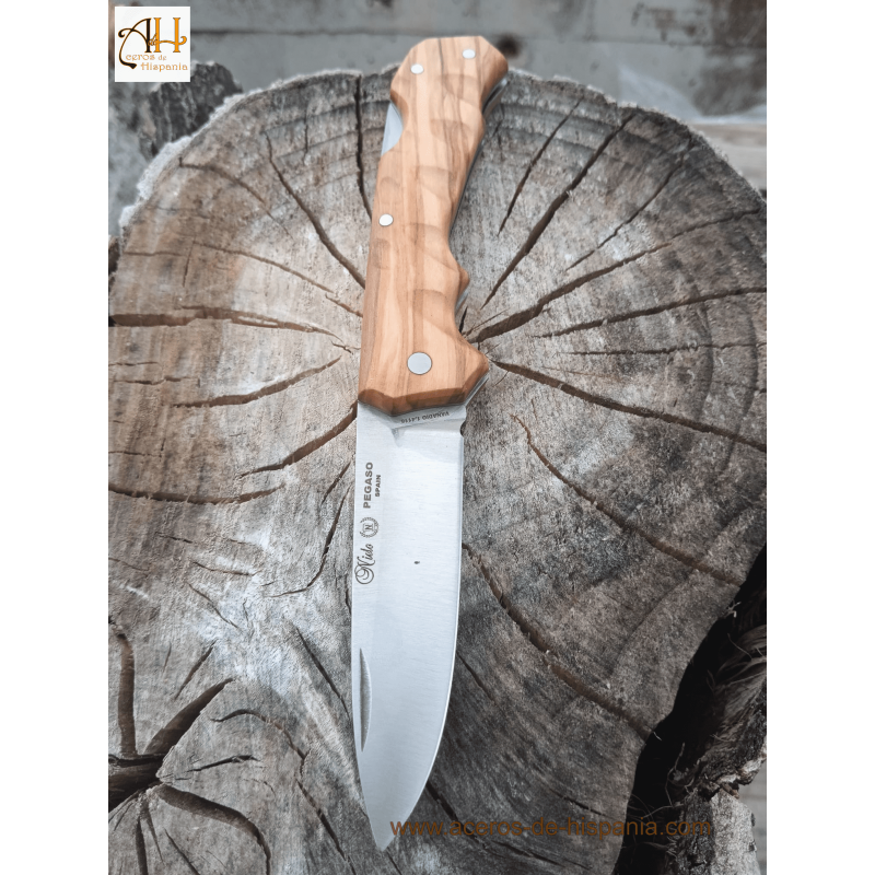 Coltello Nieto Pegaso 603-Olivo Lama 8 cm