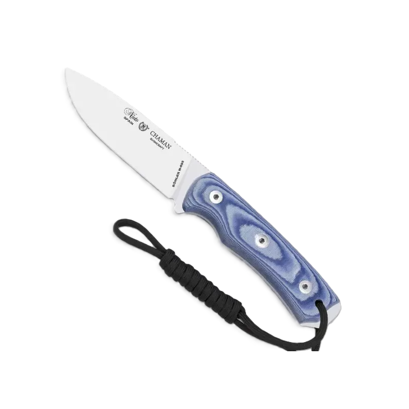 Couteau Shaman Nieto s Bushcraft Katex Bleu