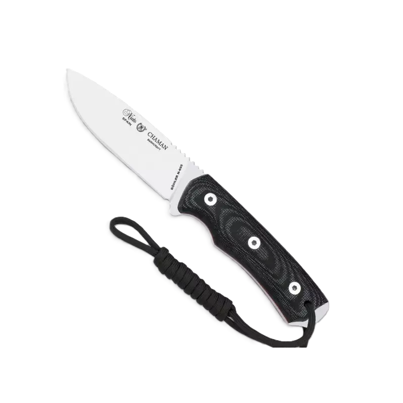 Cuchillo Nieto Chamán Bushcraft Micarta Negra
