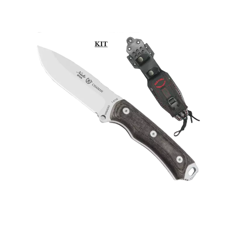 Cuchillo Nieto Chamán Böhler Kit mikarta Negra 140-MKB