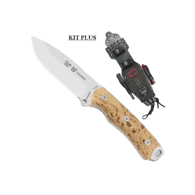 Cuchillo Nieto Chamán Böhler Kit Plus(ABEDUL)